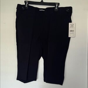 Black Knee-Length Shorts